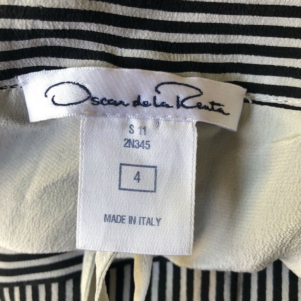 Oscar de la Renta Crepe De Chine Wide Leg Pants - Picture 6 of 7